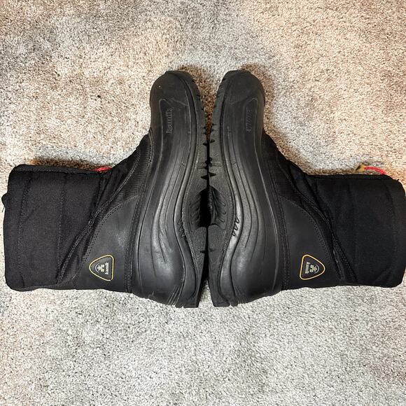 Kamik Zip Front Black Snow Boot Men Size 11 - Picture 6 of 9